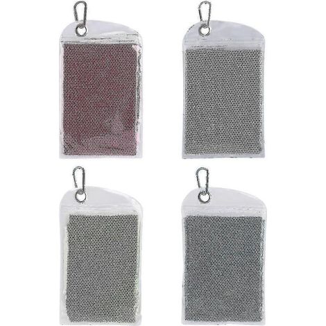 Lot de 4 serviettes rafraîchissantes, serviettes glacées, douces et respirantes, en microfibre, adaptées au yoga, au sport, à la course à pied et au fitness. (1/5)