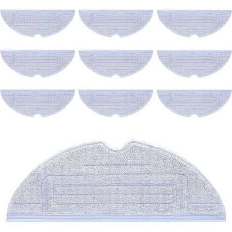 Serpillere Roborock S7, 10 Pièces Serpillère de Rechange pour Roborock S7/S7 Plus/S7 MaxV/ S7 MaxV Plus/ S7 MaxV Ultra /S7 Pro Ultra Aspirateur Lavable Microfibre Lingettes (1/5)