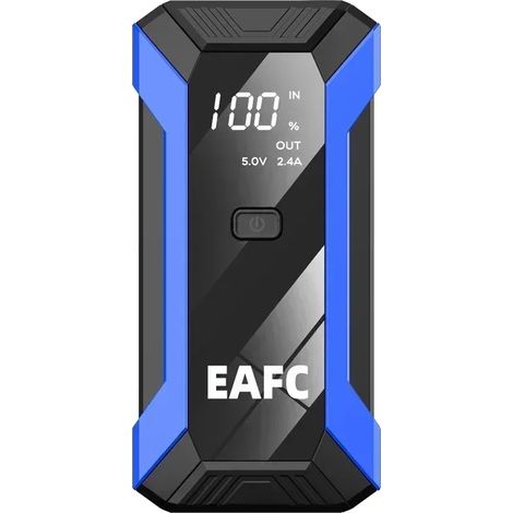 Avviatore di emergenza per auto, alimentatore di emergenza, torcia a LED ad alta intensità, 1200A (1/2)