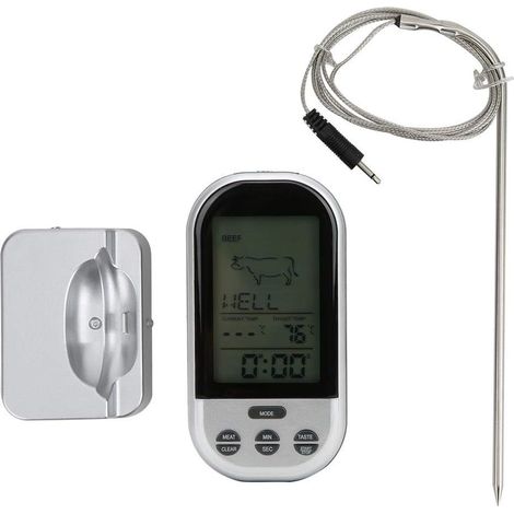 1 thermomètre de cuisson sans fil avec sonde pour barbecue-AquaForge (1/5)