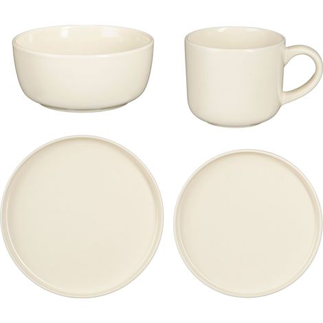 Mica Decorations Service de table Blanc cassé H32xl28xL28.5cm (1/5)