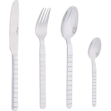 Set di posate in acciaio inox da 24 pezzi - NG020990X01011 - Jean Dubost