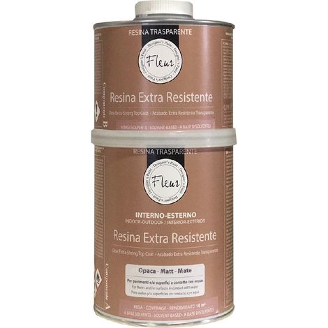 FLEUR RESINA EXTRA RESISTENTE A+B BICOMPONENTE - OPACA - 1L