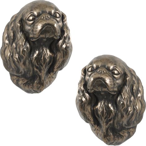Cavalier King Charles Spaniel - statuetta di cane, busto da appendere, decorazione unica per gli amanti dei cani di Art-Dog (1/5)