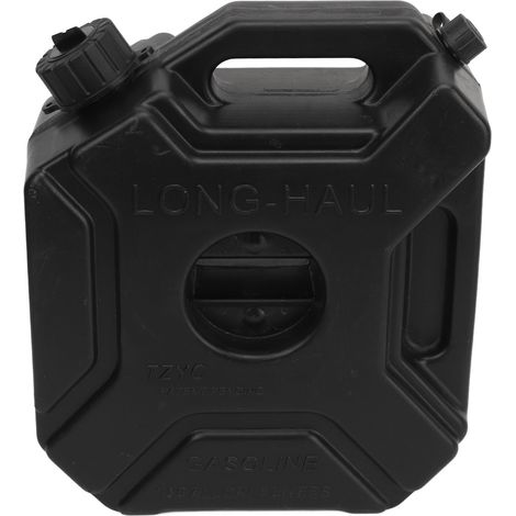 Bidon d'essence/carburant de 5 L (1,3 gallon) noir, réservoir de secours pour voiture, moto, UTV, quad, moto tout-terrain (sans support). (1/5)