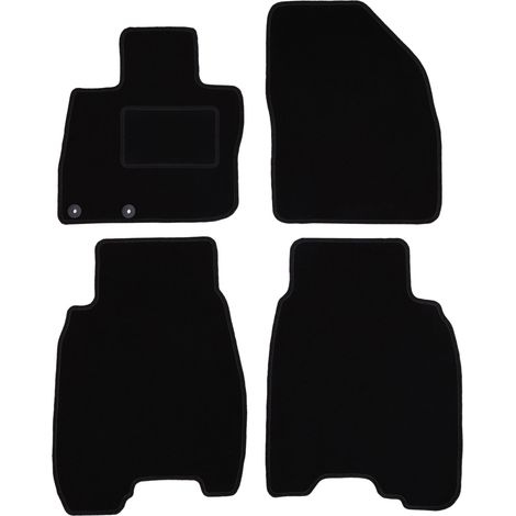 Tappetini in velluto nero per: Honda Civic VIII hatchback (2006-2012) (1/5)