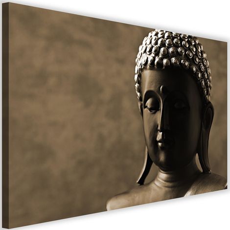 Tableau décoratif Statue de Bouddha Marron 60x40 (1/5)