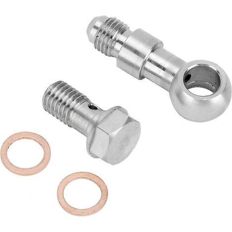 Kit de boulons d'alimentation d'huile turbo M10 x 1,5 mm, restricteur 4AN1,8 mm TD0405 (1/5)