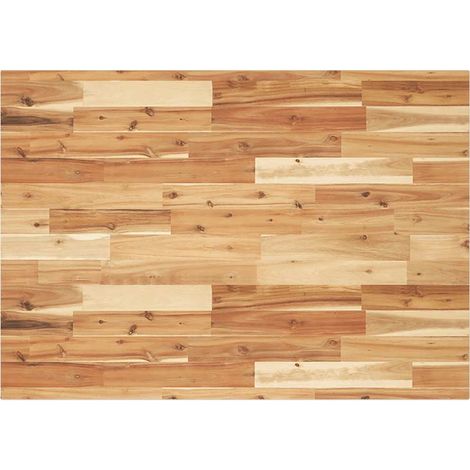 Schreibtischplatte Ölbeschichtung 80x70x2 cm Massivholz Akazie
