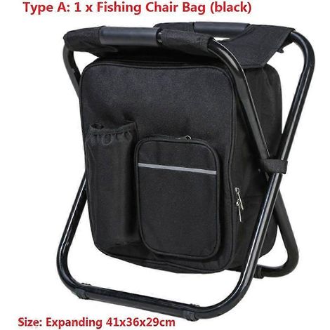 Chaise de camping pliable, tabouret, sac à dos portable isotherme pour pique-nique, siège de randonnée, sac de table, sac à dos Pesca Tackle Mochila