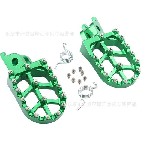 Suitable for off-road motorcycles, Honda CRF250/450R studded aluminum alloy pedals, CNC machined pedals (1/4)
