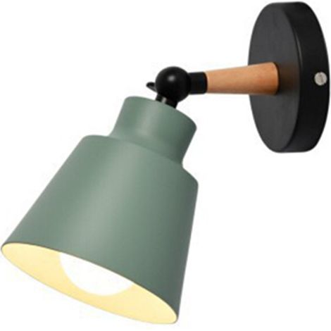 Applique murale de style nordique, lampe de chevet pour chambre à coucher, style macaron, style minimaliste moderne, décoration murale de fond pour salon, lampe de lecture pour chambre d'enfant, style (1/3)