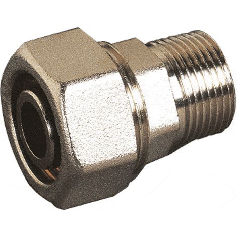 RACCORD MALE A COMPRESSION - POUR MULTICOUCHES 3/4" - 26