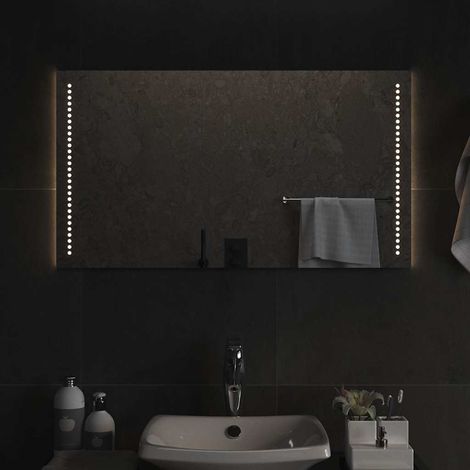 Miroir de salle de bain à LED-Miroir de maquillage avec LED 90x50 cm 265300 (1/5)