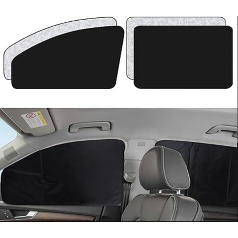 Pare Soleil Voiture Magnétique Rideau Occultant, Arriere Bebe, Protection Solaire Privée cadre en métal, fenêtre latérale, feuille d'aluminium, UV réfléchissante, pour camping et bébé (1/5)