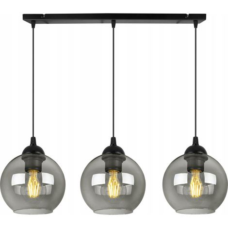 LÁMPARA COLGANTE MODERNA Y ELEGANTE CON BOLA DE CRISTAL