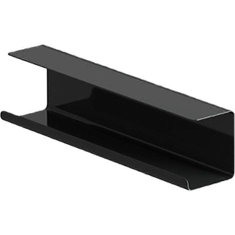 Système de gestion des câbles sous table offrant un rangement organisé pour les câbles et accessoires Noir 40 Noir-40-Noir (1/5)