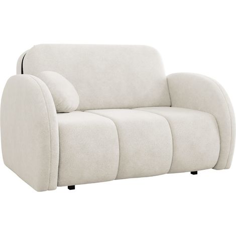 Mobilier1 – Canapé convertible Columbus 243 – 3 places – Dimensions 85x132x103cm – Couchage 110x196cm – Tapisserie peluche – Mécanisme Disclosure