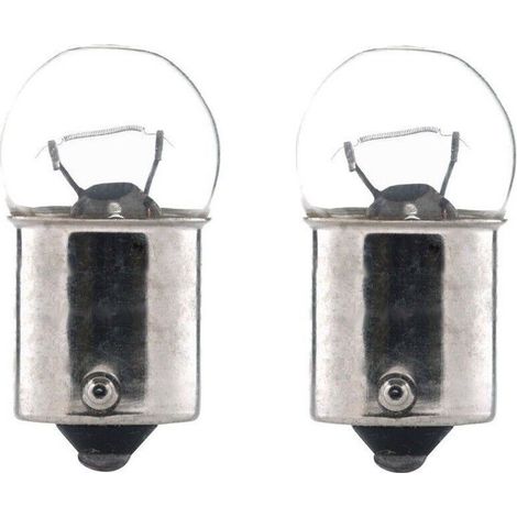 2 lampadine a globo piccole BA15S da 6V 18W per trattori, rimorchi, auto, moto, illuminazione universale, fai da te (1/2)