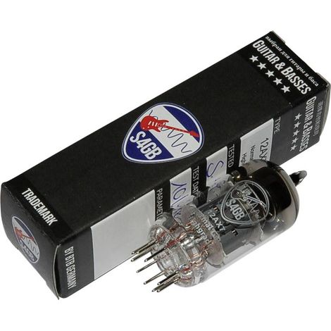 BTB Vertrieb 12AX7-S4GB Normal Gain Valvola termoionica Selezionato per Chitarra & Basso Triodo doppio Numero Poli (num