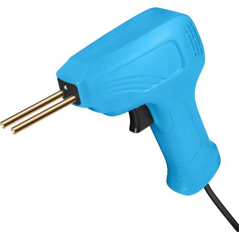 Kit de réparation pare-chocs voiture : fer à souder pour plastique, agrafeuse thermique, soudure bumper, pistolet à plastique chaud, 40 agrafes, outil auto (1/5)