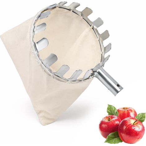 Cueille-Fruits, Télescopique, Pomme, Cerise, Pêche, Haut, Jardin, Verger, Récolte, Sac, Sans Échelle, Portable (1/5)