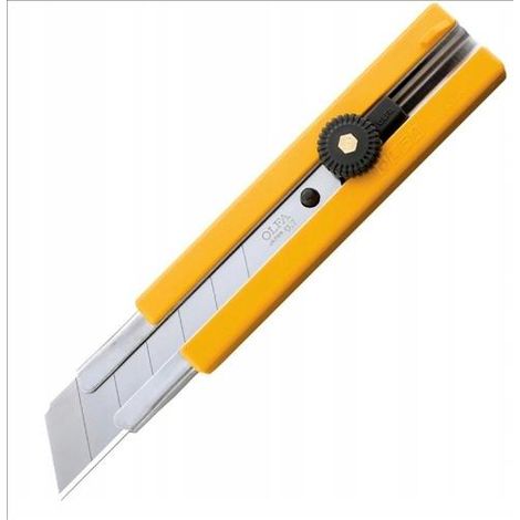 Olfa H-1 Präzisions Cutter gelb 25mm segmentierte Klinge