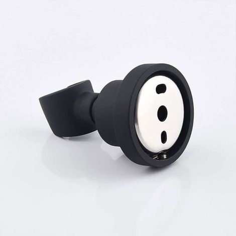 Support de Douche à Main Noir Support de Pommeau de Douche Acier Inoxydable Rotation à 360° Support de Tête de Douche Montage Mu (1/5)