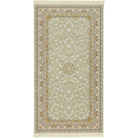 Tapis persan Barfin  - 300x80cm, Rectangular - 100% Acrylique - Tissé - Beige (1/4)