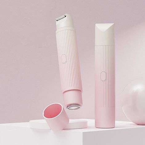 Rasoir électrique pour femmes, rasoir électrique double tête 2 en 1, adapté aux aisselles et aux jambes (1/5)
