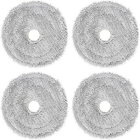 serpillières Accessoires pour Ecovacs Deebot Mini rechange aspirateur robot,serpillières en microfibre,Lavable et réutilisable -4Pièces (1/5)