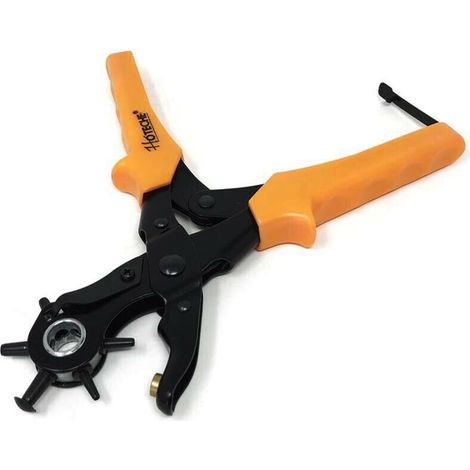 Pinza Per Forare Cuoio Cintura Fustellatrice 6 Fori Diversi Da 2 A 4,5 (1/2)