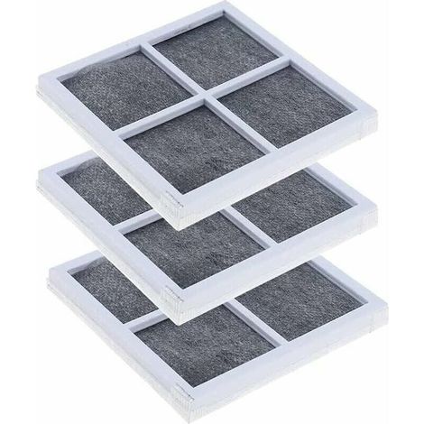 3er-Pack Ersatz-Luftfilter für Kühl- und Gefrierschränke für die Modelle LG LT120F, LFX31925SW und LFX31925SB (1/4)