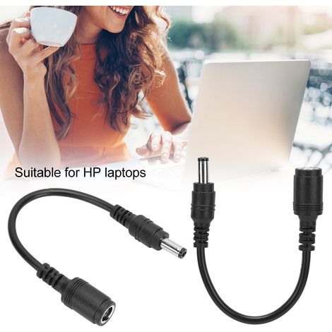 Adaptateur Secteur DC 2 Pièces 7.4x5.0mm Femelle vers 5.5x2.5mm Mâle pour PC Portable HP (1/5)