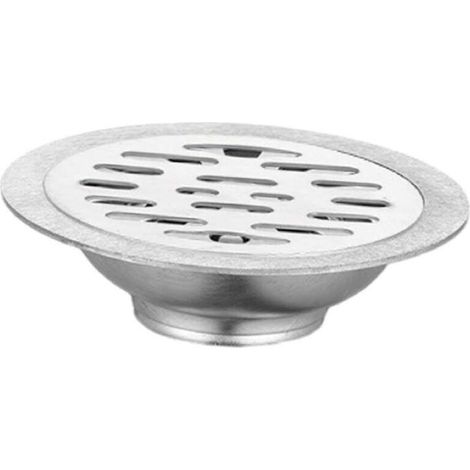 Round Floor Drain Cover, Sewer Drain Cover, Underground Pool Water Outlet, Shower Filter Cover, Kitchen Sink Connector, 9.8 x 2.6 cm (1/3)