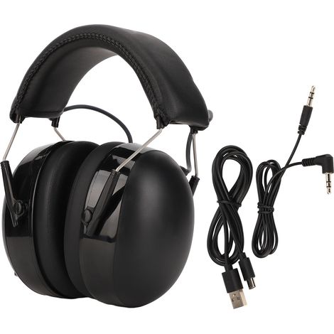 SUNXURY Casque de Protection auditive Bluetooth 5.0, antibruit, casque électronique multifonctionnel, protège-oreilles pour la tonte
