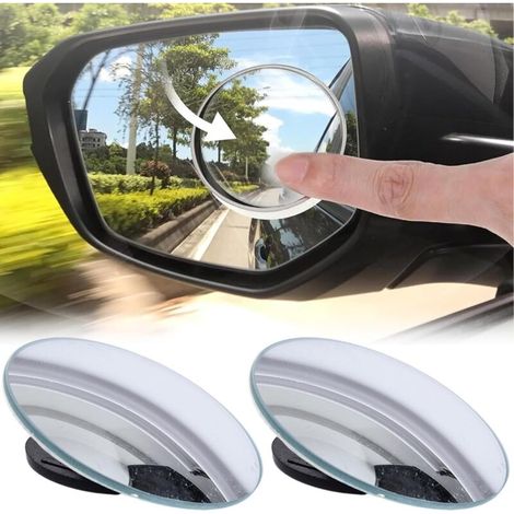Miroir D'angle Mort De Voiture, 2 Pièces, Rond Sans Cadre Haute Définition, Miroir D'angle Mort Réglable à 360 Degrés, Objectif Grand Angle De Recul, Pour GM (1/5)