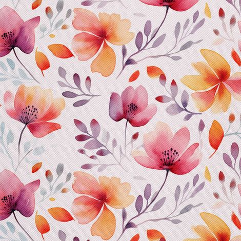 Tela decorativa para exteriores Oxford - Flores - DX3040 (1/5)