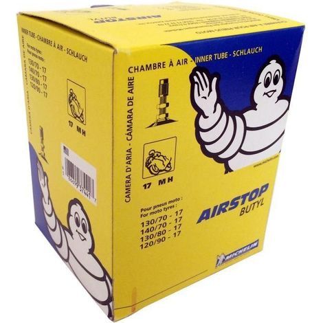 MICHELIN CHAMBRE A AIR 17MH POUR MOTO 120/90 130/70 130/80X17 2001235220001
