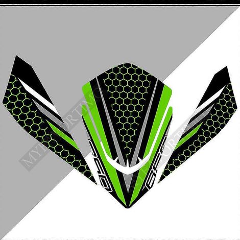 Kit de protection de réservoir, autocollants et emblème pour les genoux, logo et protection de carénage pour Kawasaki Ninja 650 (modèles 2018, 2019, 2020 et 2021) - 65013 (1/5)