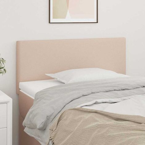 vidaXL Cabecero de cuero sintético color capuchino 100x5x78/88 cm (1/5)
