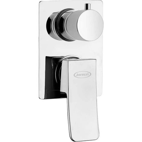 Miscelatore doccia incasso con deviatore monoleva Jacuzzi rubinetteria Tank ottone cromato 0TN00400JA00 (1/3)