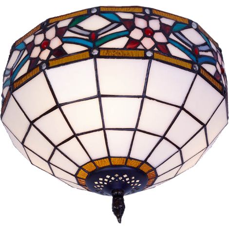 An der Decke befestigte Deckenleuchte mit 30 cm Durchmesser Schirm der Museum-Serie