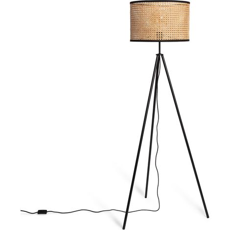 Stehlampe Rattan und Metall Huela Natürlich (1/5)