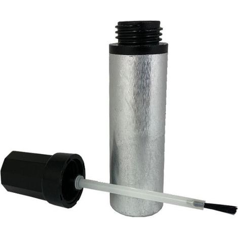 PINCEAU RETOUCHE VIDE BOUCHON NOIR + BILLE 12ML COLORMATIC