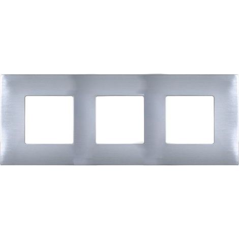 Cover intercambiabile in acciaio inossidabile 3 elementi Simon 27 PLAY 2700637-042