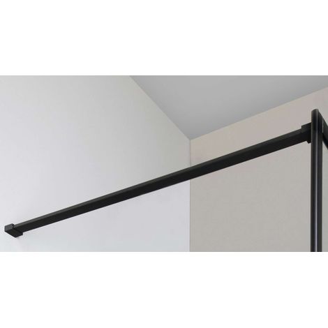 Gelco Cure Black - Montante para mamparas, 1400 mm, negro mate CBSB140 (1/5)