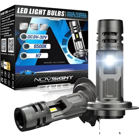 Bombillas LED para faros delanteros, alto flujo luminoso, fácil instalación, N58, H7-b (1/2)
