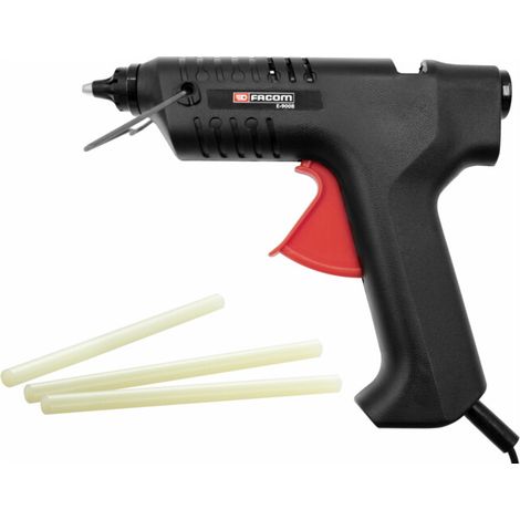 Facom – Pistolet à colle 45W – Temps de chauffe 7-10 min – Température 206°C – Pour collage plastique, bois et textile