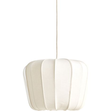 Light & Living - suspension - Zubedo - blanc - textile - Ø 60cm - (1/4)